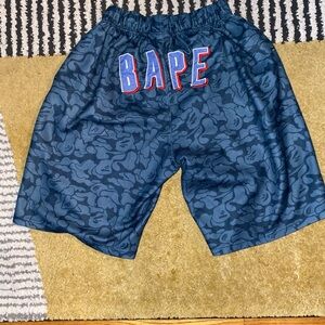 Bape x Mitchell & Ness Mets Shorts